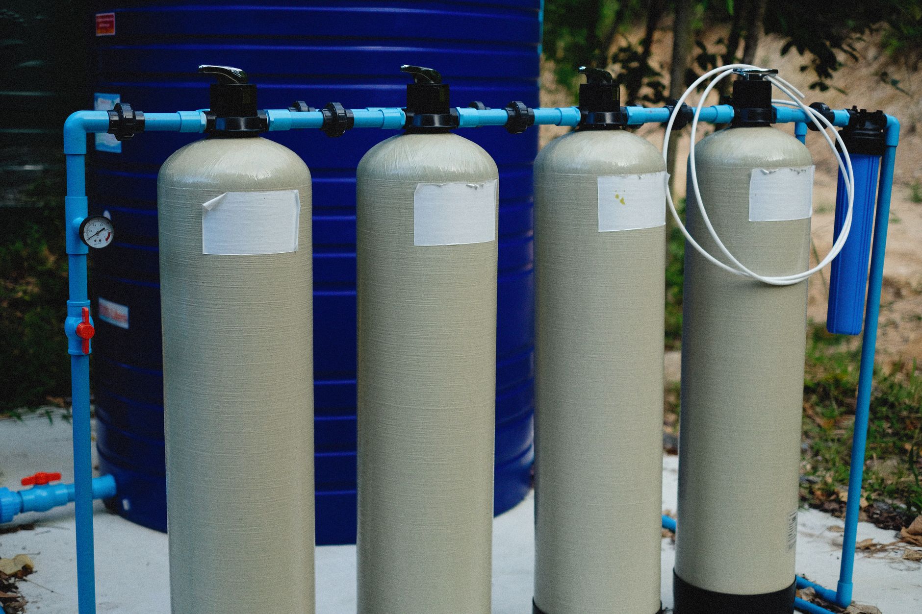 clean sand filter