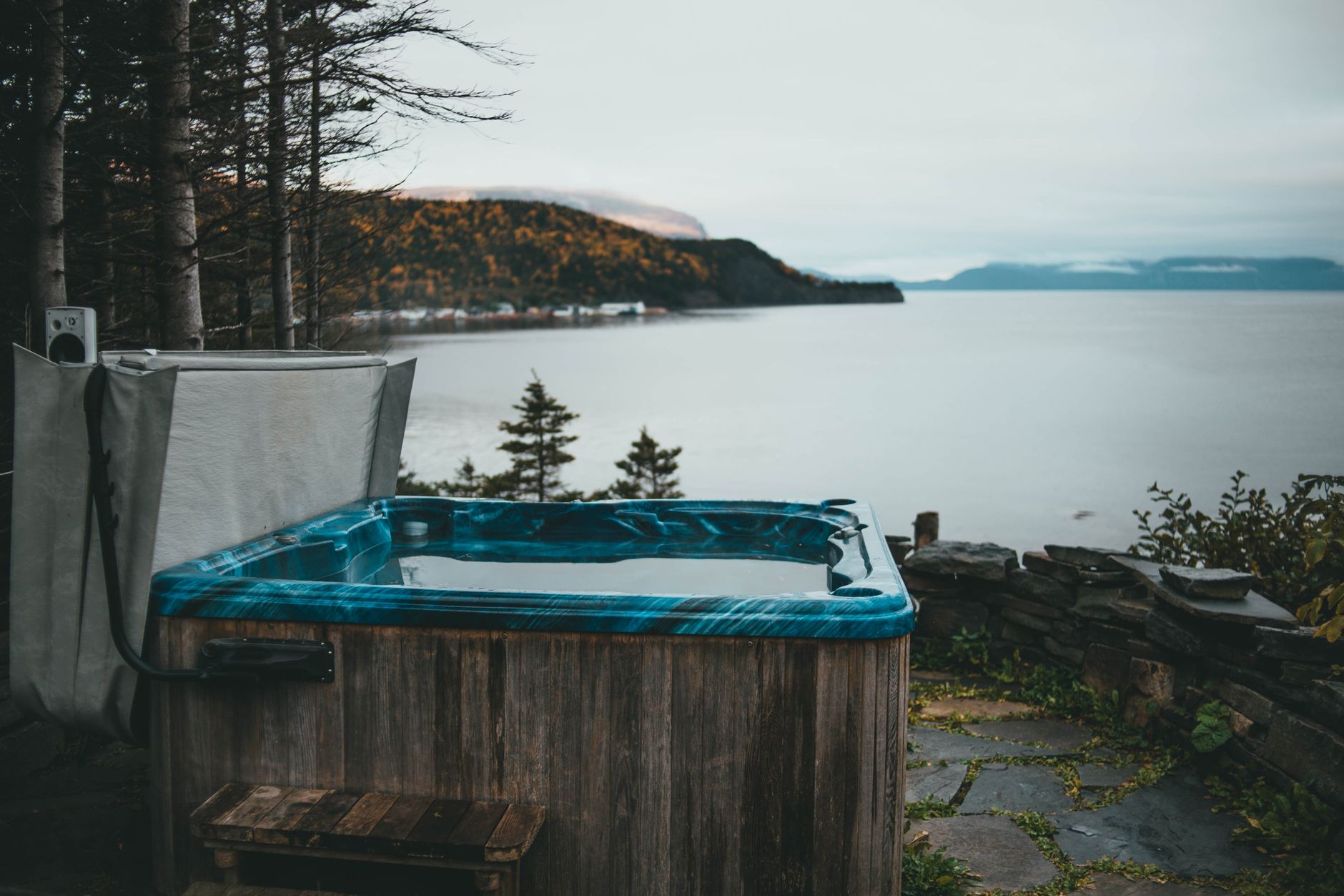 how often change hot tub water